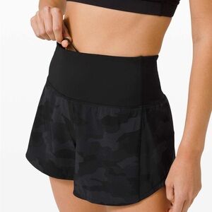 lululemon speed up high rise 4 inch shorts